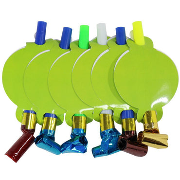 Birthday- Yellow Blowouts (6 Pcs) / E-111 Birthday & Party Supplies