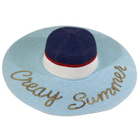 Straw  Wide Brim Women Hat N-11 - Karout Online -Karout Online Shopping In lebanon - Karout Express Delivery