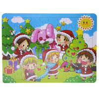 Wood Puzzle Christmas Kids Jdz-009 Toys & Baby