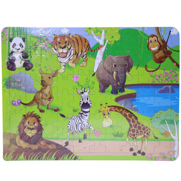 Wood Puzzle Animals Toys & Baby