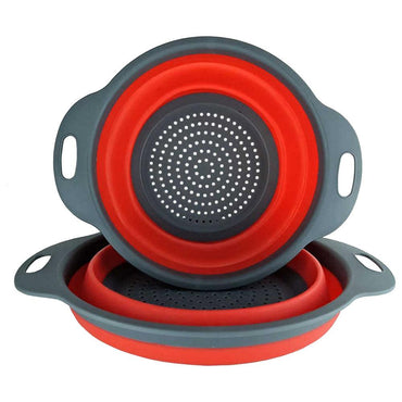 Rounded Collapsible Filter Baskets 2 Pcs / KC-113 - Karout Online -Karout Online Shopping In lebanon - Karout Express Delivery