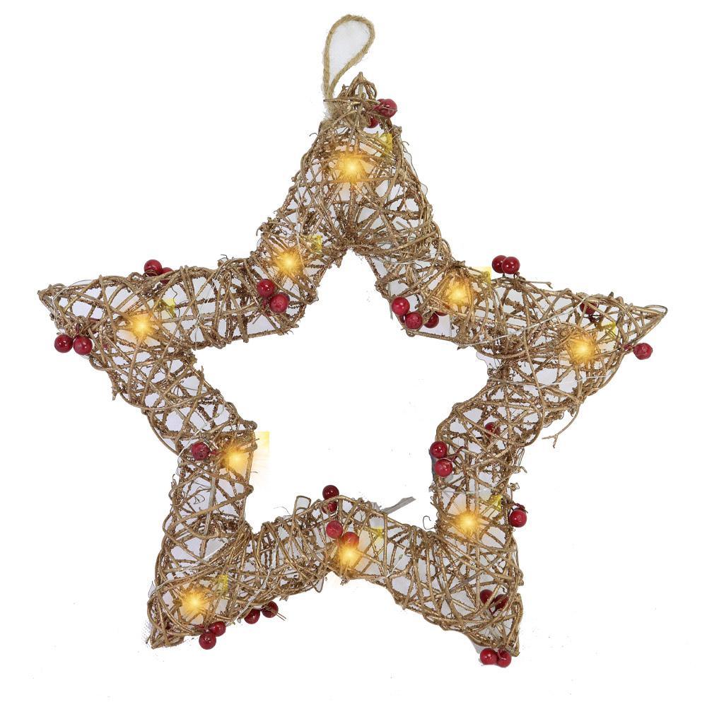 Christmas Light Up Star 35 cm