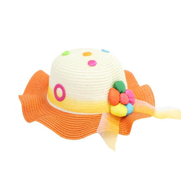 Straw Foldable Brim Hat.