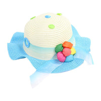 Straw Foldable Brim Hat.