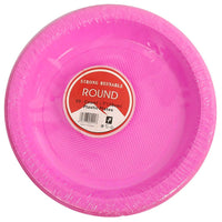 Strong Round Plastic Plates (20 Pcs) / H-912 - Karout Online -Karout Online Shopping In lebanon - Karout Express Delivery