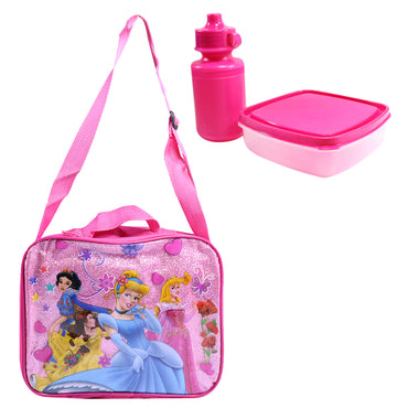 Characters Lunch Bag With Lunch Box And Water Bottle / H-660G/B