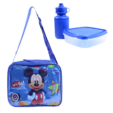 Characters Lunch Bag With Lunch Box And Water Bottle / H-660G/B