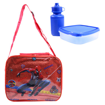 Characters Lunch Bag With Lunch Box And Water Bottle / H-660G/B