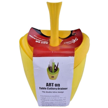 Table Cutlery Drainer / J-63 8365 Yellow Home & Kitchen