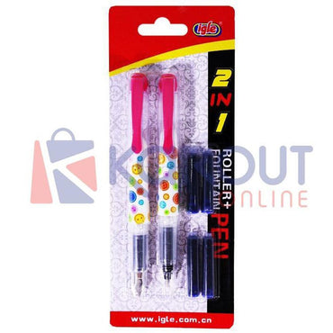 Roller + Fountain Pen Igle Stylographe - Karout Online -Karout Online Shopping In lebanon - Karout Express Delivery