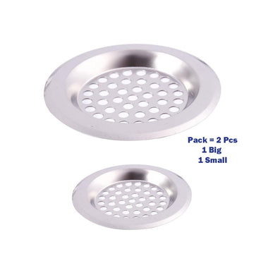 Stainless Steel Sink Garbage Strainer ( 2 Pcs) - Karout Online -Karout Online Shopping In lebanon - Karout Express Delivery