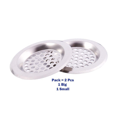 Stainless Steel Sink Garbage Strainer ( 2 Pcs) - Karout Online -Karout Online Shopping In lebanon - Karout Express Delivery