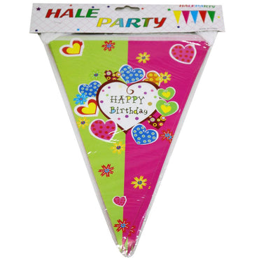 Birthday Flag Banners ( 10Pcs)/ E-106 - Karout Online -Karout Online Shopping In lebanon - Karout Express Delivery