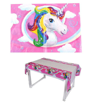 Birthday- Flamingo/unicorn Table Cover Birthday & Party Supplies