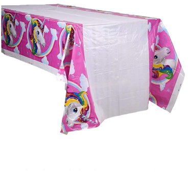 Birthday- Flamingo/unicorn Table Cover Birthday & Party Supplies