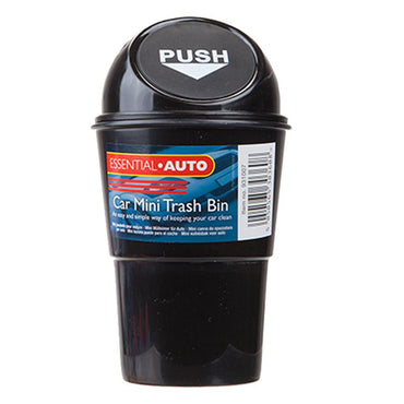 Clean Car Mini Bin / E-209 02096 Black Cleaning & Household