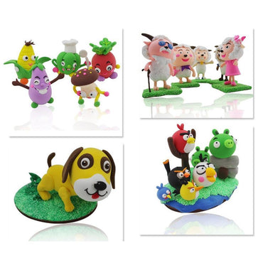 12 Colors/Set 5D Super Light Clay with 3 Tools - 130 grams.