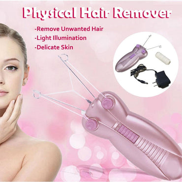 Lady Electric Epilator Butterfly Design Face Cotton Thread Defeather Epilator Women Facial Hair Remover Machine - Karout Online -Karout Online Shopping In lebanon - Karout Express Delivery