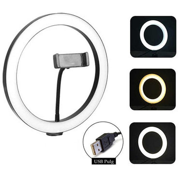 Ring Fill Light QX300 With Tripod Stand 30 cm / KC-142 - Karout Online -Karout Online Shopping In lebanon - Karout Express Delivery