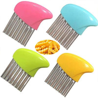 Stainless Steel Vegetable and Potato Wavy Cutter Slicer / KC-122 / YCJ-8017 - Karout Online -Karout Online Shopping In lebanon - Karout Express Delivery