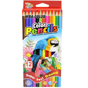 MBA Color Pencils Set (12 Colors) / Q-26 - Karout Online -Karout Online Shopping In lebanon - Karout Express Delivery