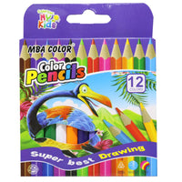 MBA Color Mini colour Pencils (12 Pcs) / 9015-12 - Karout Online -Karout Online Shopping In lebanon - Karout Express Delivery