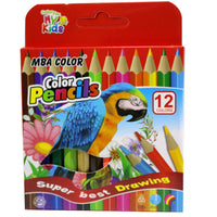 MBA Color Mini colour Pencils (12 Pcs) / 9015-12 - Karout Online -Karout Online Shopping In lebanon - Karout Express Delivery