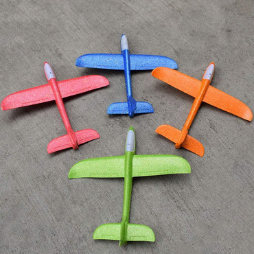 Flying Glider Plane With Flash LED Light 48cm.