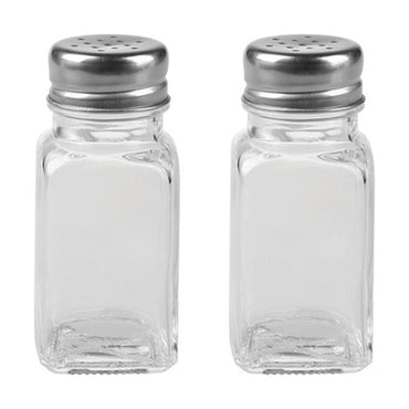 Glass Salt & Pepper Set (2 Pcs) / MA-258 - Karout Online -Karout Online Shopping In lebanon - Karout Express Delivery