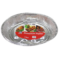 Oval Bowl Aluminum Platter /i-109 Cleaning & Household