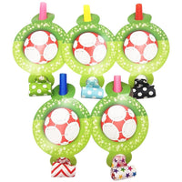 Birthday- Football Blowouts (6 Pcs) / E-26 Birthday & Party Supplies