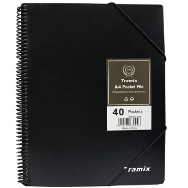 Tramix A4 Pocket File 40 Pockets / 3040 / P-285 - Karout Online -Karout Online Shopping In lebanon - Karout Express Delivery