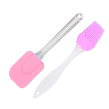 Silicone Spatula and Brush Set ( 2 Pcs) - Karout Online -Karout Online Shopping In lebanon - Karout Express Delivery