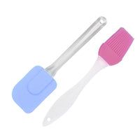 Silicone Spatula and Brush Set ( 2 Pcs) - Karout Online -Karout Online Shopping In lebanon - Karout Express Delivery