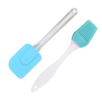 Silicone Spatula and Brush Set ( 2 Pcs) - Karout Online -Karout Online Shopping In lebanon - Karout Express Delivery