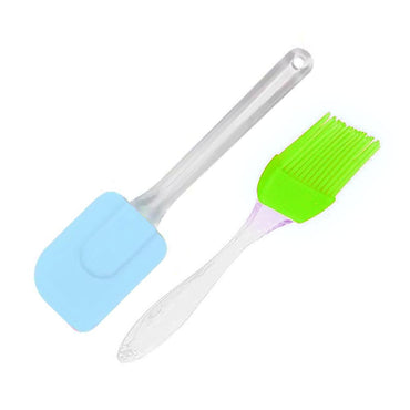 Silicone Spatula and Brush Set ( 2 Pcs) - Karout Online -Karout Online Shopping In lebanon - Karout Express Delivery