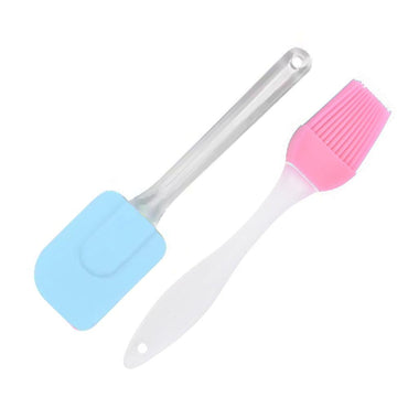 Silicone Spatula and Brush Set ( 2 Pcs) - Karout Online -Karout Online Shopping In lebanon - Karout Express Delivery