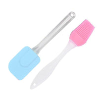 Silicone Spatula and Brush Set ( 2 Pcs) - Karout Online -Karout Online Shopping In lebanon - Karout Express Delivery