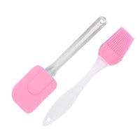Silicone Spatula and Brush Set ( 2 Pcs) - Karout Online -Karout Online Shopping In lebanon - Karout Express Delivery