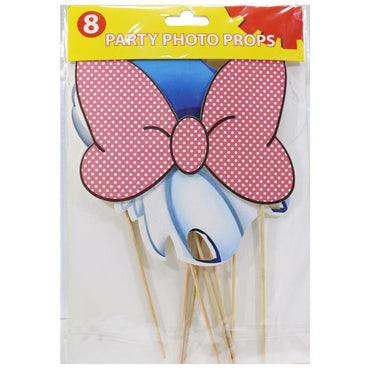 Birthday-Party Photo Props ( 8Pcs) /ab-4 Birthday & Party Supplies