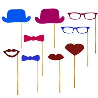 Party Time Sticks Set (10 Pcs) / Ab-5 Fuchsia Birthday & Party Supplies