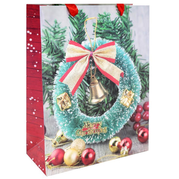 Christmas Gift Bag 23.5 x 18 x 8 Cm.
