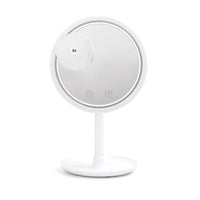 Makeup Mirror with LED Light 5X Magnification Mirror Built-In Fan - Karout Online -Karout Online Shopping In lebanon - Karout Express Delivery