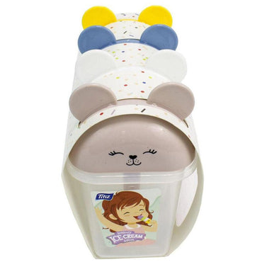 Titiz Plastik Snowy Ice Cream Box - Karout Online -Karout Online Shopping In lebanon - Karout Express Delivery