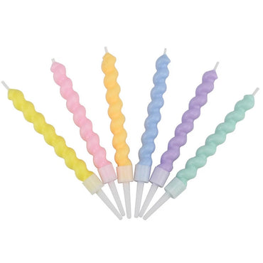 Birthday Colorful Candles 6 Pcs / 22FK151
