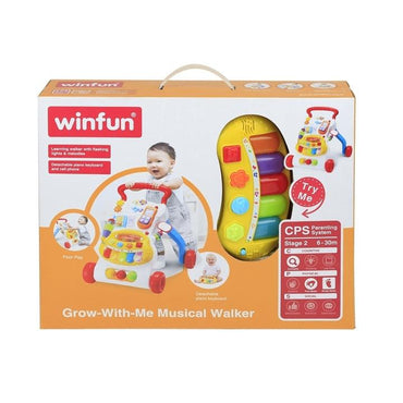 Win Fun Grow With Me Musical Walker - Karout Online -Karout Online Shopping In lebanon - Karout Express Delivery