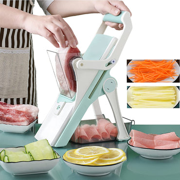 **(Net)** - Multifunction Meat Cutter Vegetable Fruit Slicer Grater Manual Food Chopper Set