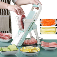 **(Net)** - Multifunction Meat Cutter Vegetable Fruit Slicer Grater Manual Food Chopper Set