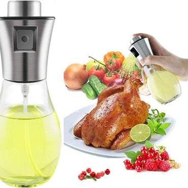 Olive Oil Sprayer Glass Bottle 200ml Kitchen Cooking Tools / 6665489543215