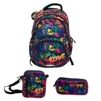 Pronto 18 Inch Graffitti School Bag Set-8 ( 3 Piece ) - Karout Online -Karout Online Shopping In lebanon - Karout Express Delivery